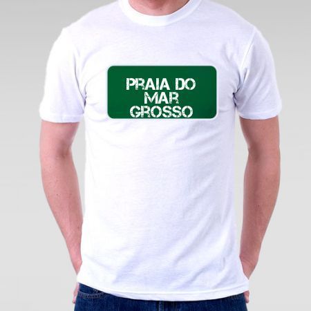 Camiseta Praia Praia Do Mar Grosso