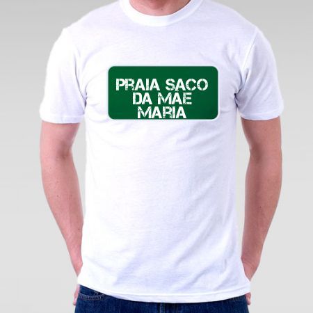 Camiseta Praia Praia Saco Da Mãe Maria