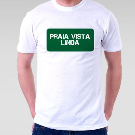 Camiseta Praia Praia Vista Linda