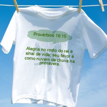 Camiseta Provérbios 16 15