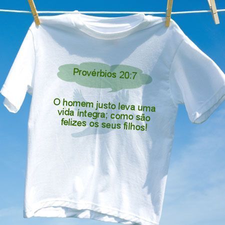 Camiseta Provérbios 20 7