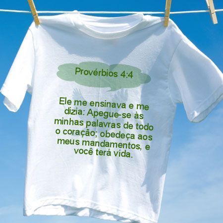 Camiseta Provérbios 4 4