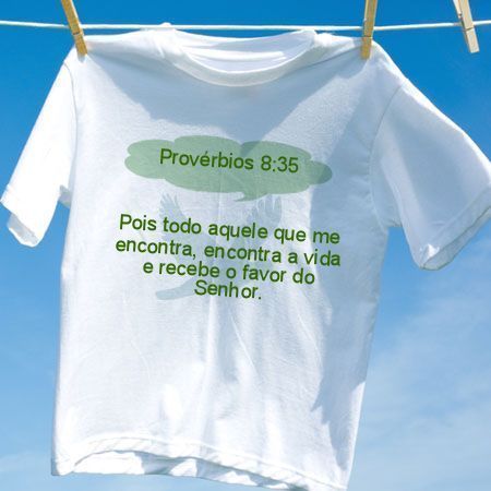 Camiseta Provérbios 8 35