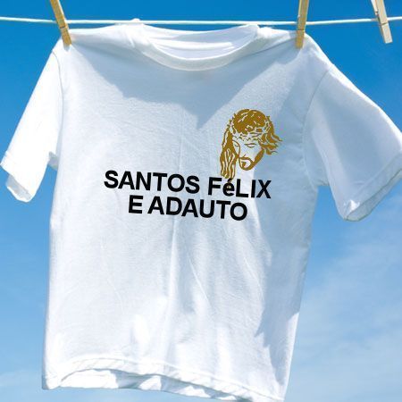 Camiseta Santos felix e adauto