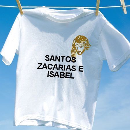 Camiseta Santos zacarias e isabel
