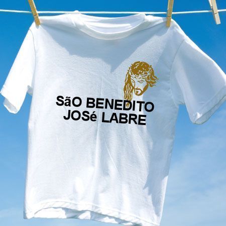 Camiseta Sao benedito jose labre