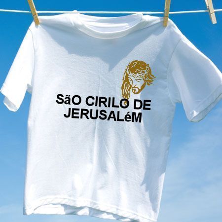 Camiseta Sao cirilo de jerusalem