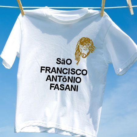 Camiseta Sao francisco antonio fasani