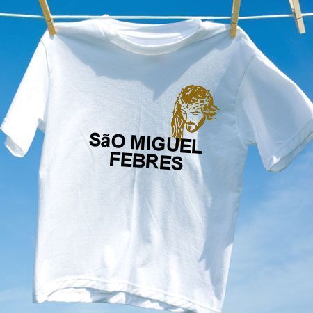 Camiseta Sao miguel febres