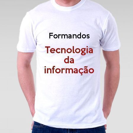 Camiseta Formandos Tecnologia Da Informação