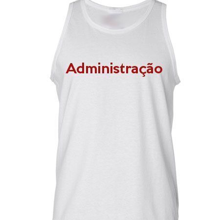 Camiseta Regata Administração