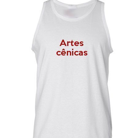 Camiseta Regata Artes Cênicas