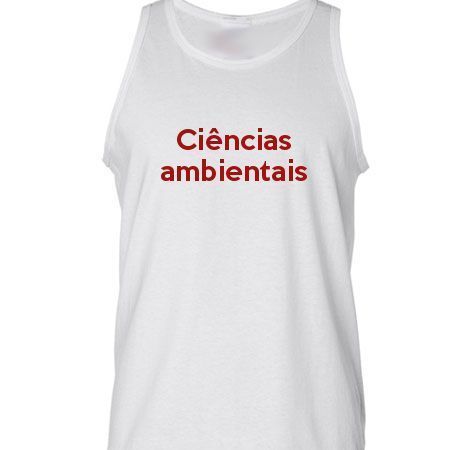 Camiseta Regata Ciências Ambientais