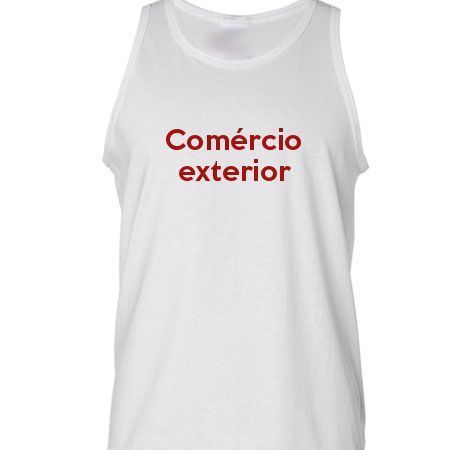 Camiseta Regata Comércio Exterior