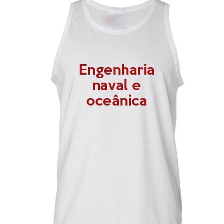 Camiseta Regata Engenharia Naval E Oceânica