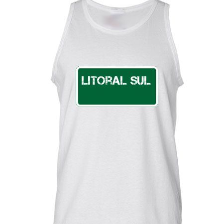 Camiseta Regata Praia Litoral Sul