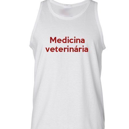 Camiseta Regata Medicina Veterinária