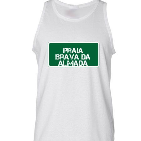 Camiseta Regata Praia Praia Brava Da Almada