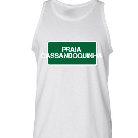 Camiseta Regata Praia Praia Cassandoquinha