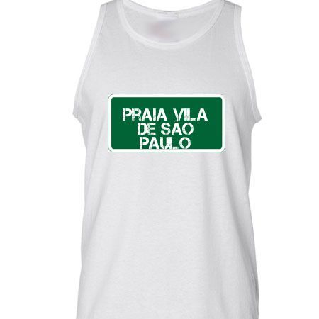 Camiseta Regata Praia Praia Vila De São Paulo