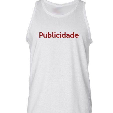 Camiseta Regata Publicidade