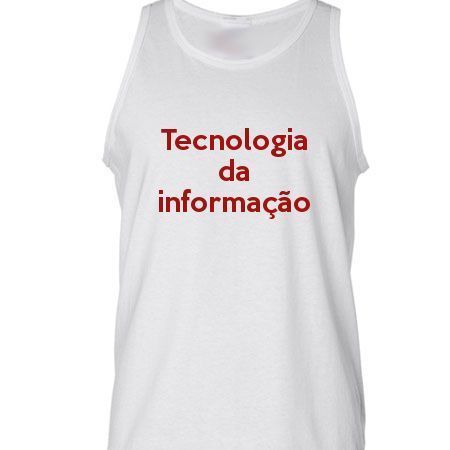 Camiseta Regata Tecnologia Da Informação