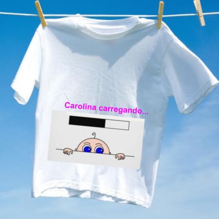 Camiseta grávida bebê carregando