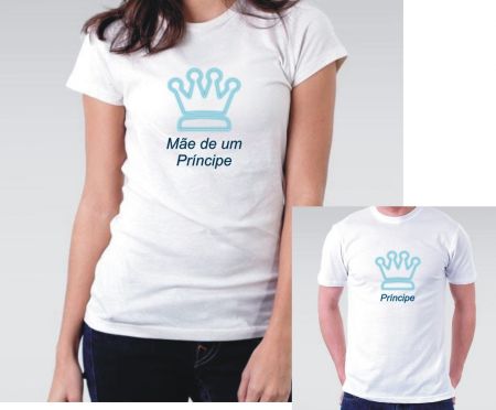 Camisetas Mãe de um Principe