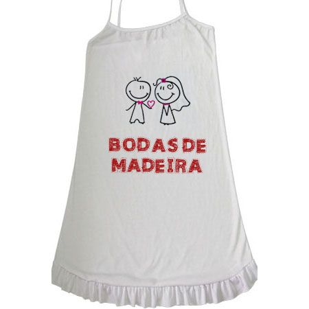 Camisola Bodas De Madeira