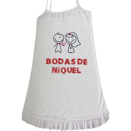 Camisola Bodas De Níquel