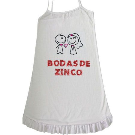 Camisola Bodas De Zinco