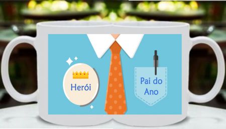 Caneca dia dos Pais Pai do Ano