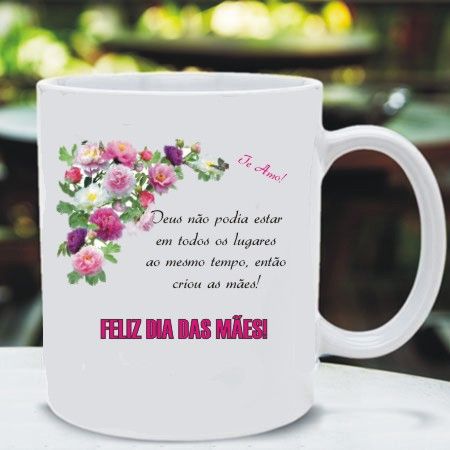 Caneca Deus criou as mães