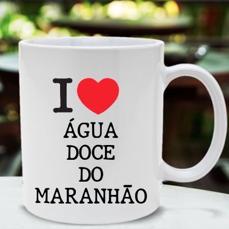 Caneca Agua doce do maranhao