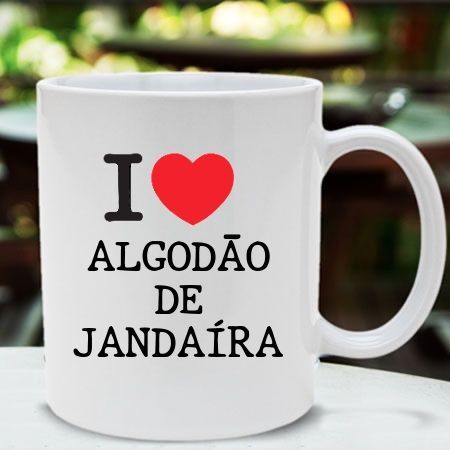 Caneca Algodao de jandaira