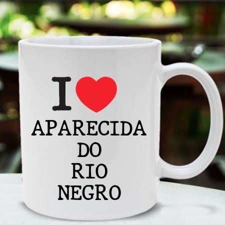 Caneca Aparecida do rio negro