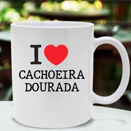 Caneca Cachoeira dourada