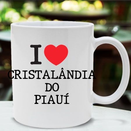 Caneca Cristalandia do piaui