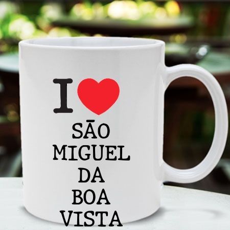Caneca Sao miguel da boa vista