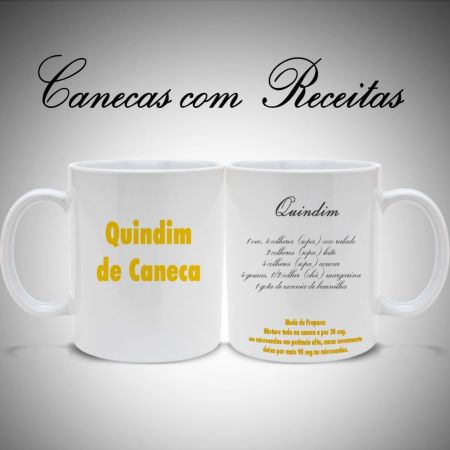 Caneca Receita Quindim