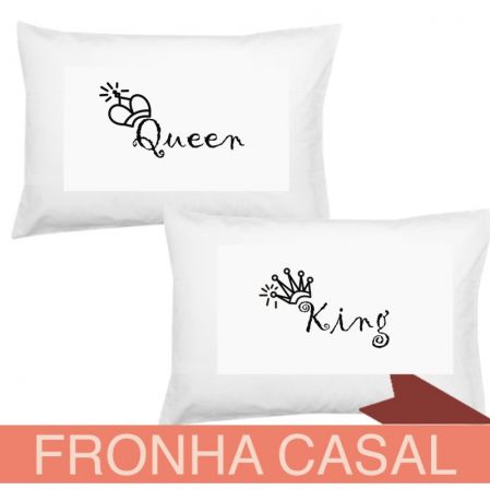 Fronha Casal King and Queen
