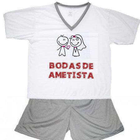 Pijama Bodas De Ametista