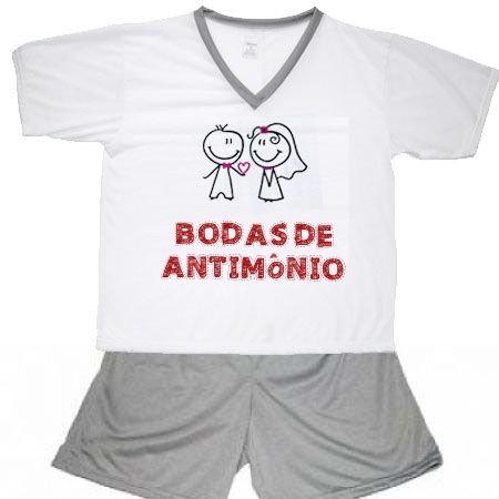 Pijama Bodas De Antimônio