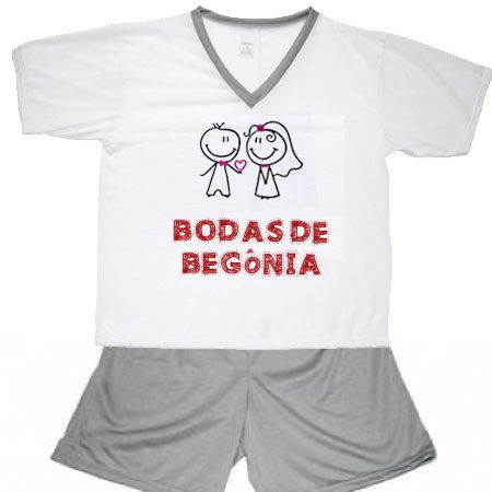 Pijama Bodas De Begônia