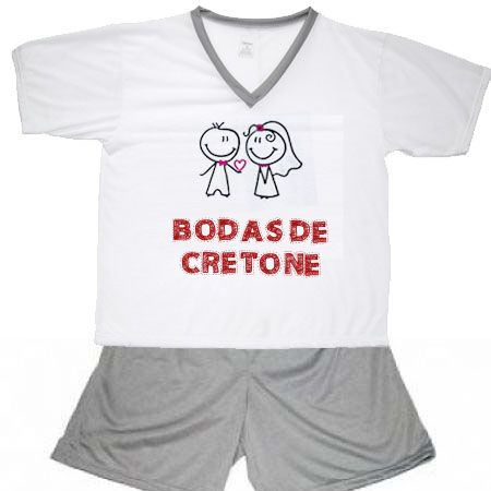 Pijama Bodas De Cretone