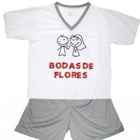 Pijama Bodas De Flores