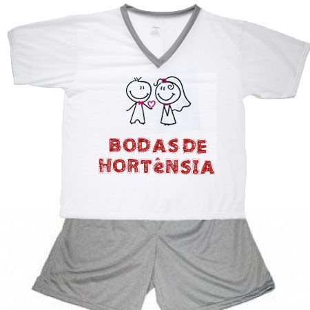 Pijama Bodas De Hortênsia