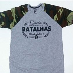 camisa cinza personalizada