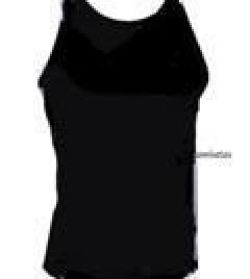 regata preta frente e verso