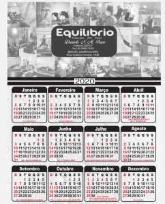 Calendário Personalizado 2020 - Kit com 3